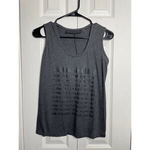 Norma Kamali I am Invincible Gray Tank Top Womens Size XS